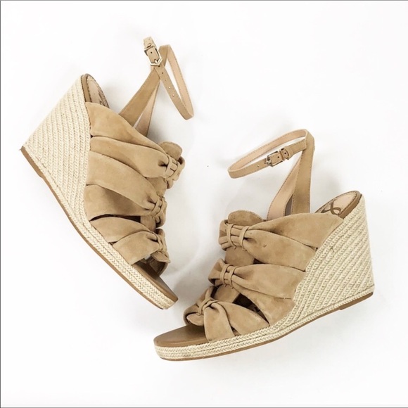 Sam Edelman’s Awan sandal in camel suede - Picture 4 of 8